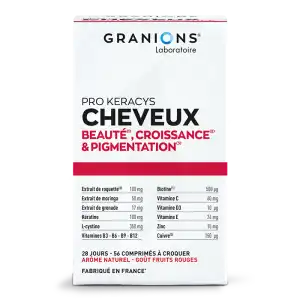 Pro Kerasys Cheveux Beaute (56 Comprimés à Croquer Goût Fruits Rouges) à Saint-Priest