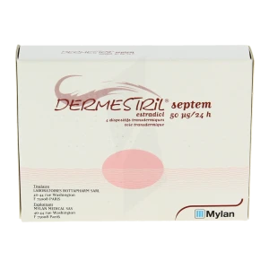 Dermestril Septem 50 Microgrammes/24 Heures, Dispositif Transdermique