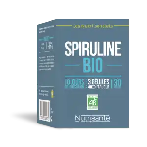 Nutrisanté Nutrisentiels Bio Spiruline Comprimés B/30 à LE PIAN MEDOC