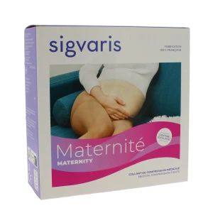 Sigvaris Maternité Collant Maternité Opaque Classe 2 Femme Noir Normal M