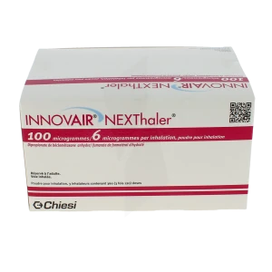 Innovair Nexthaler 100 Microgrammes/6 Microgrammes Par Inhalation, Poudre Pour Inhalation