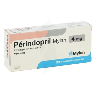 Perindopril Mylan 4 Mg, Comprimé Sécable