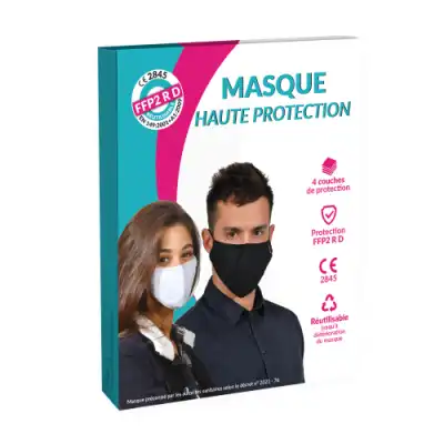 Masque Ffp2 Rd Haute Protection Taille M Noir à YZEURE