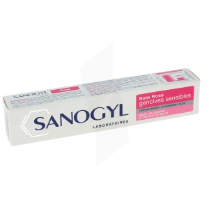 Sanogyl Rose 1500ppm Soin Gensives Sensibles 75ml