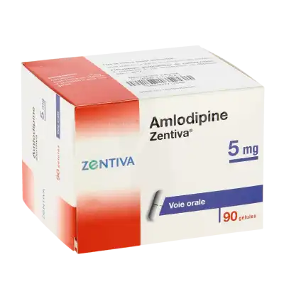 Amlodipine Zentiva 5 Mg, Gélule à Bassens