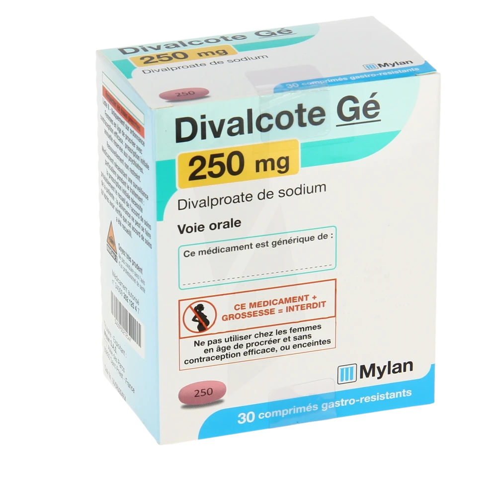 Divalcote 250 Mg, Comprimé Gastro-résistant