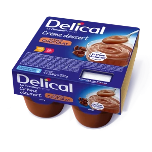 Delical Crème La Floridine Hp Hc Nutriment Chocolat 4pots/200g