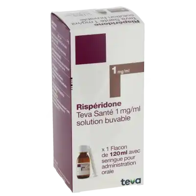 RISPERIDONE TEVA SANTE 1 mg/ml, solution buvable