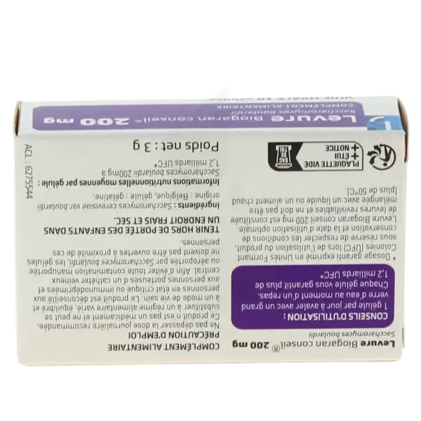 Biogaran Conseil Levure 200 Mg GÉl Adulte B/10