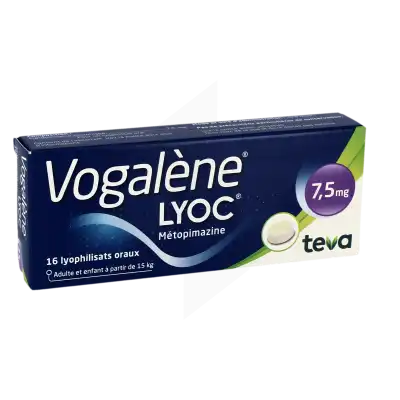 VOGALENE LYOC 7,5 mg, lyophilisat oral