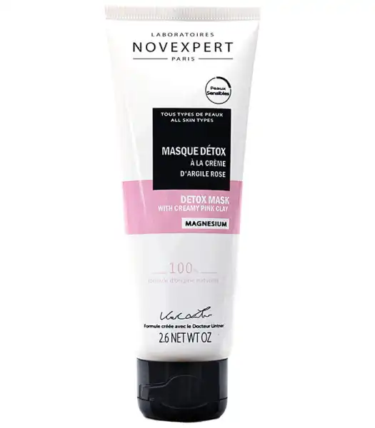 Novexpert Gamme Magnésium Masque Détox à La Crème D'argile 75ml