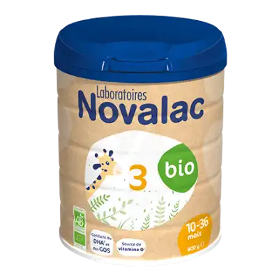 Novalac 3 Bio Lait En Poudre B/800g à CUERS