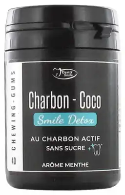 Charbon Coco Chewing Gum 40 à Saint-Louis