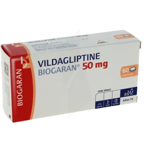 Vildagliptine Biogaran 50 Mg, Comprimé