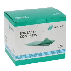 Sorbact Compress - 7cmx9cm - Boîte De 40