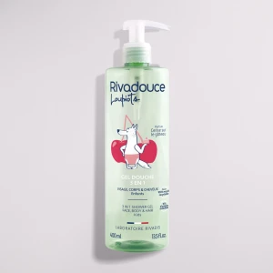 Rivadouce Loupiots Gel Douche 3 En 1 Cerise Sur Le Gâteau Fl Pompe/400ml