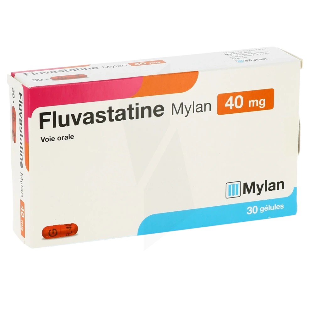 Fluvastatine Viatris 40 Mg, Gélule