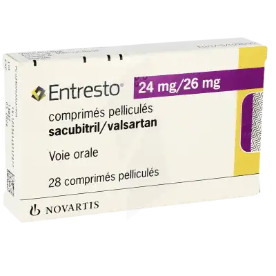 ENTRESTO 24 mg/26 mg, comprimé pelliculé