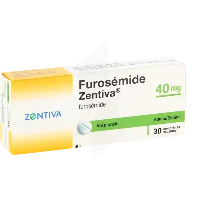 FUROSEMIDE ZENTIVA 40 mg, comprimé sécable