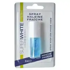 Superwhite Spray Haleine Fraiche, Spray 6 Ml