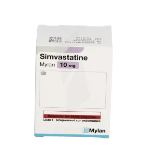 Simvastatine Mylan 10 Mg, Comprimé Pelliculé