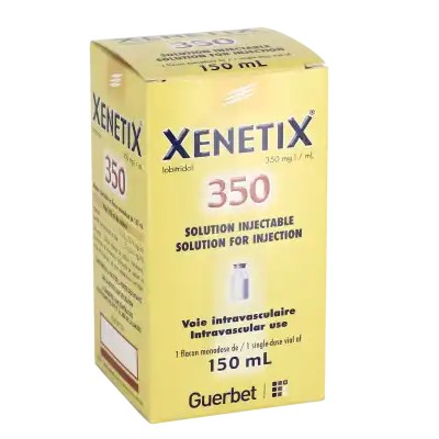 XENETIX 350 (350 mg d'Iode/mL), solution injectable
