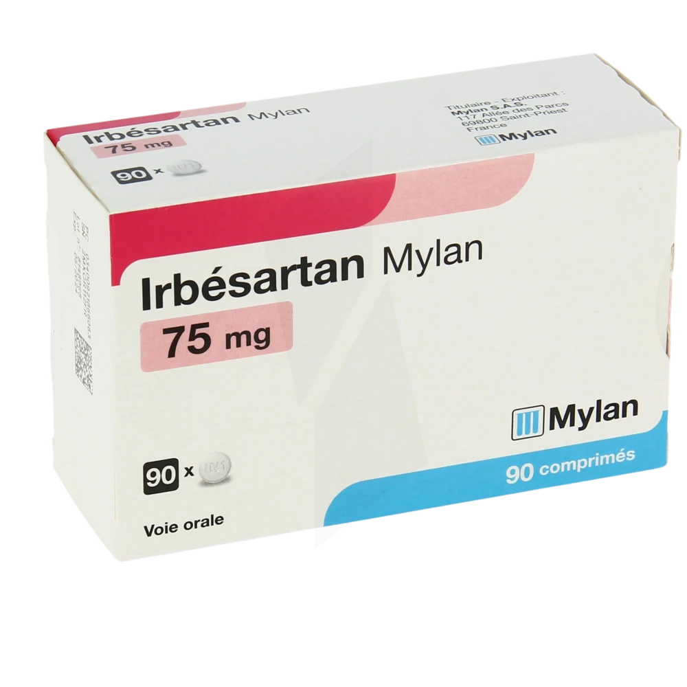 Irbesartan Viatris 75 Mg, Comprimé