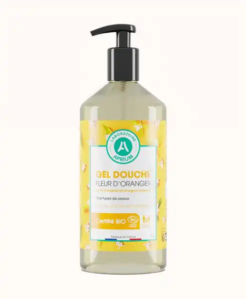 Laboratoire Aprium Gel Douche Fleur D'oranger Bio Fl Pompe/1l