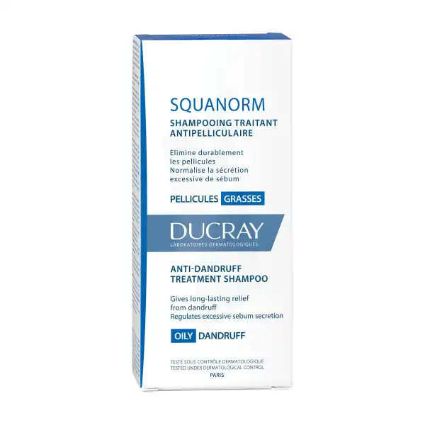 Ducray Squanorm Shampooing Pellicule Grasse 200ml