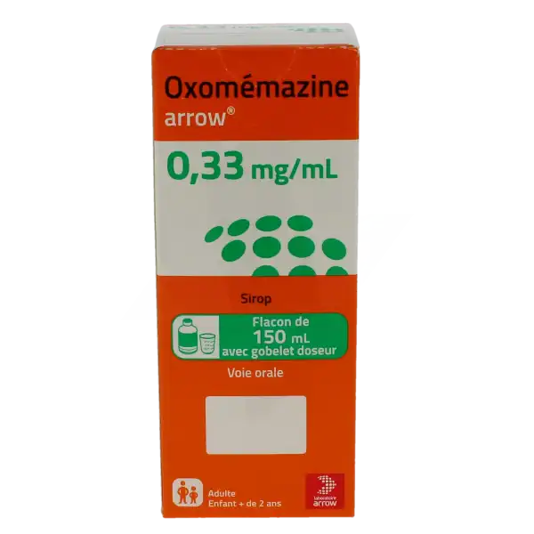 Oxomemazine Arrow 0,33 Mg/ml, Sirop