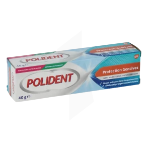 Polident Protection Gencives Crème Fixatrice Pour Appareils Dentaires 40 G