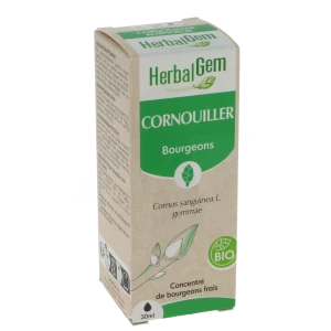 Herbalgem Cornouiller Macérat Bio Fl Cpte-gttes/30ml