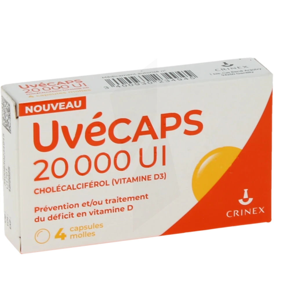 Uvecaps 20 000 Ui, Capsule Molle