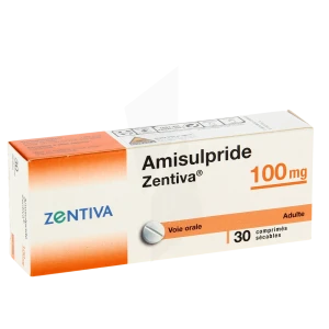 Amisulpride Zentiva 100 Mg, Comprimé Sécable