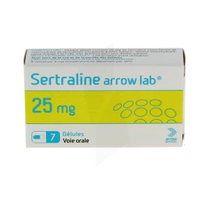 Sertraline Arrow Lab 25 Mg, Gélule
