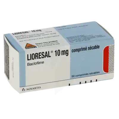 Lioresal 10 Mg, Comprimé Sécable à Angers