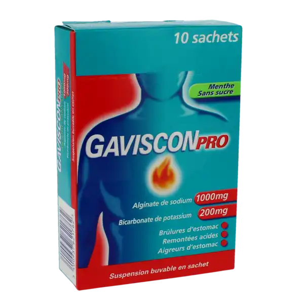 Gavisconpro Menthe, Suspension Buvable En Sachet