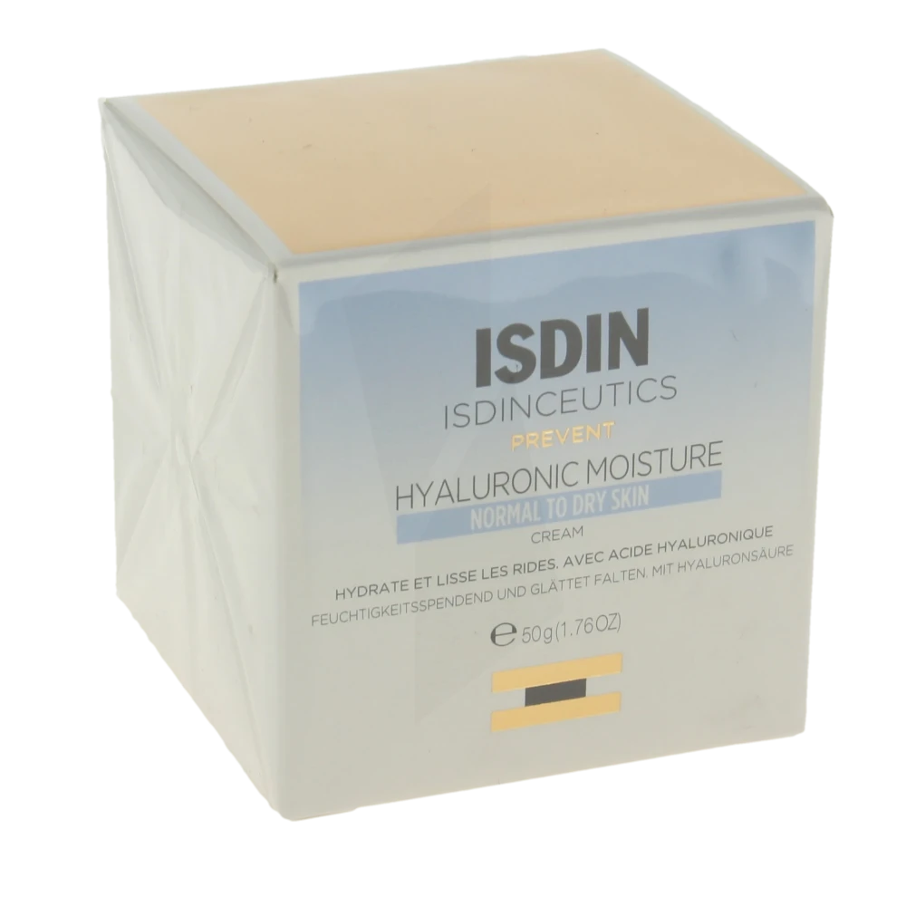 Isdin Hyaluronic Moisture Crème Peaux Normales à Sèches Pot/50g