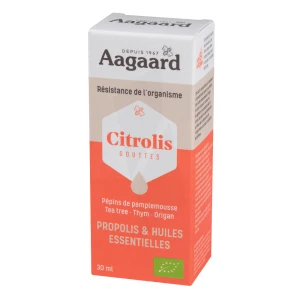 Aagaard Citrolis Solution Buvable Bio Fl Compte-gouttes/30ml