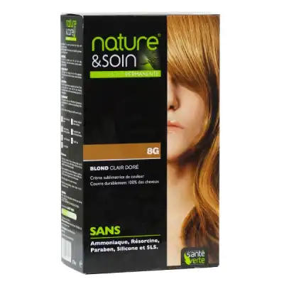 Nature & Soin Kit Coloration 8g Blond Clair Doré à Saint-Médard-en-Jalles