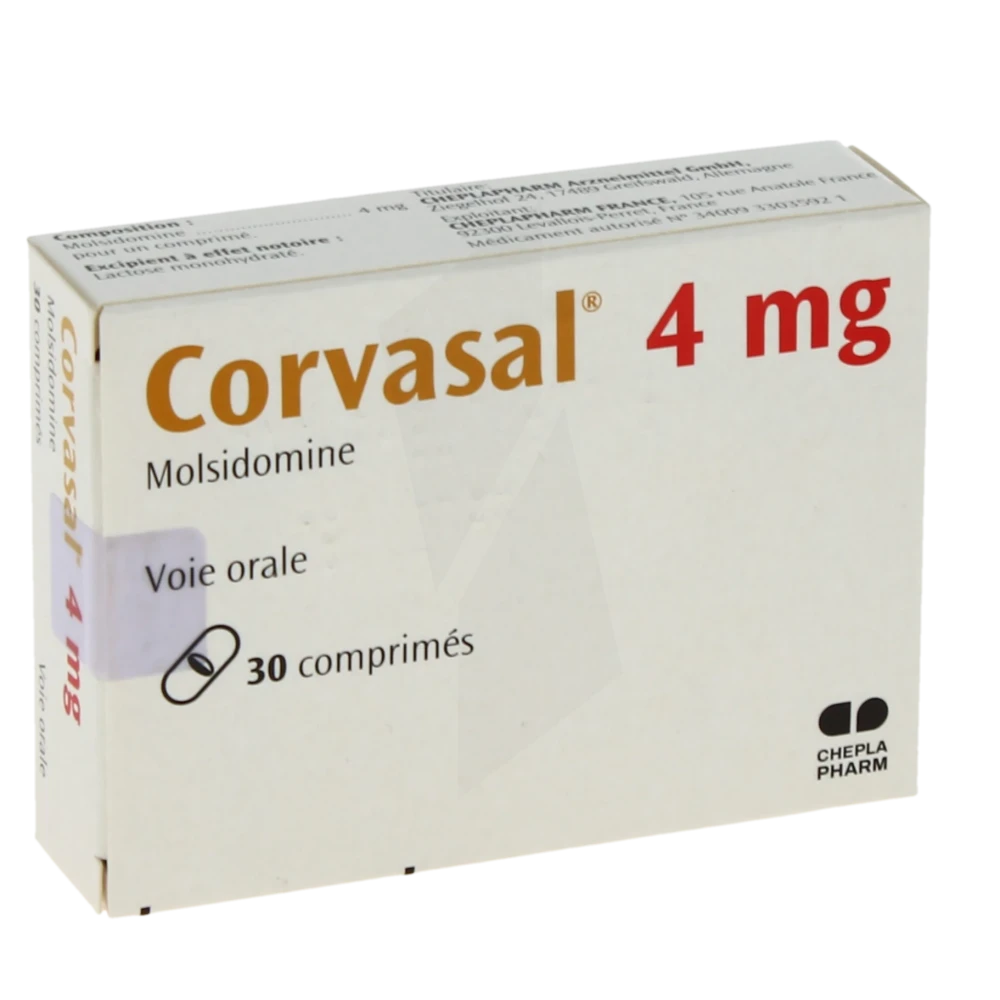 Corvasal 4 Mg, Comprimé