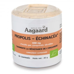 Aagaard Propolis + Echinacea 550mg Comprimés à Avaler B/30