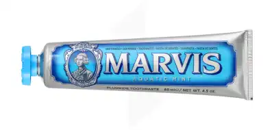 Marvis Bleu Pâte Dentifrice Menthe Aquatic 75ml à MARSEILLE