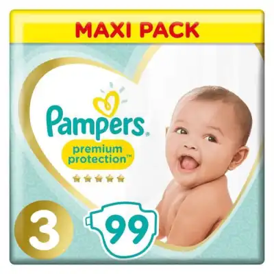 Pampers Premium Protection Couche T3 5-10kg B/99 à Beaujeu-Saint-Vallier-Pierrejux-et-Quitteur