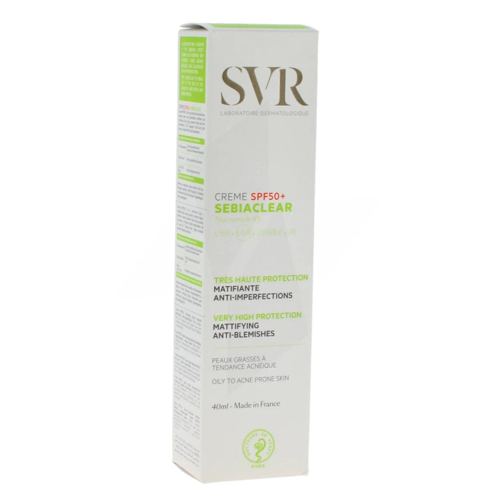 Svr Sebiaclear Crème Spf50 + 40 Ml