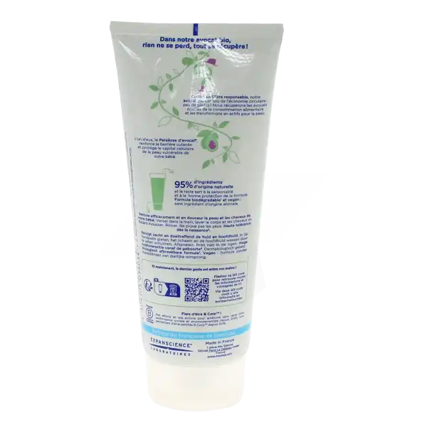 Mustela Bébé Enfant Gel Nettoyant 2 En 1 à L'avocat Bio T/200ml