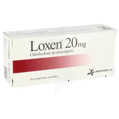 Loxen 20 Mg, Comprimé Sécable à Clamart
