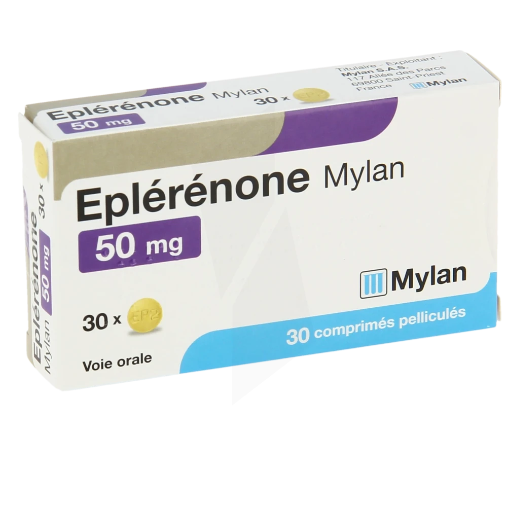 Eplerenone Viatris 50 Mg, Comprimé Pelliculé