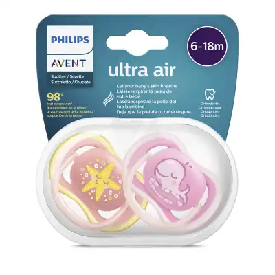 Avent Sucet Ultra Air 6-18m G Animal 04 à HEROUVILLE ST CLAIR