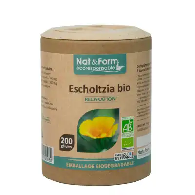 Nat&form Eco Responsable Escholtzia Bio Gélules B/90 à Bègles